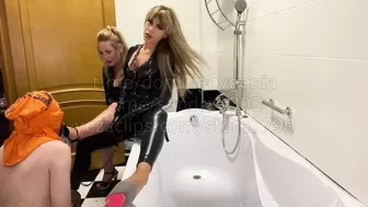 Domina Evgenia, Mistress Sandra - our slave 2