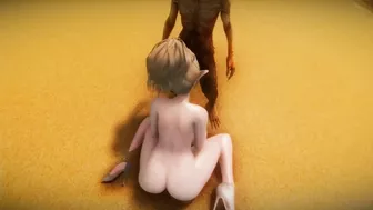 Big Breasts Elf Mama Fucked by Goblin Surrender Service Seeding Sex 3D Hentai NSFW NTR Part 10