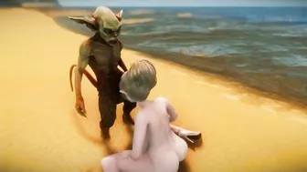 Big Breasts Elf Mama Fucked by Goblin Surrender Service Seeding Sex 3D Hentai NSFW NTR Part 10