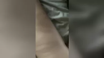 Rubbing my cock on pipers ass until I cum on her ass