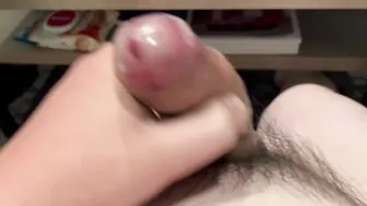 Cumshot in night and morning