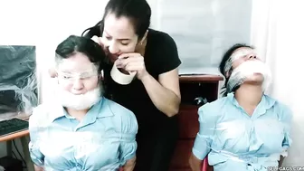 Latina Schoolgirls Massively Gagged