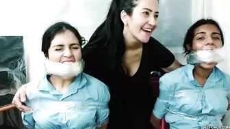 Latina Schoolgirls Massively Gagged