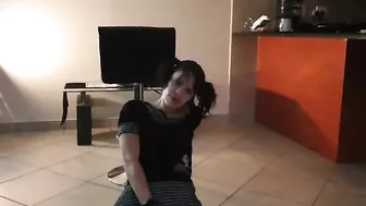 Shacking my petite ass and cunt in pigtails