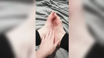 Foot massage for fetishists