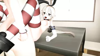 【SEX-MMD】Shimikaze gets pounded by Futanari Super Sonico【R-18】