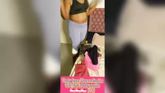 Sexy stepmum after working out