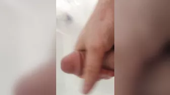 Jerking off in the shower!