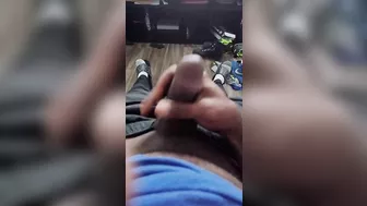 POV BBC masturbation and cumshot