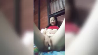 Asian alone at home horny homemade masturbate