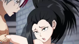 Momo Yaoyorozu x Shoto Todoroki