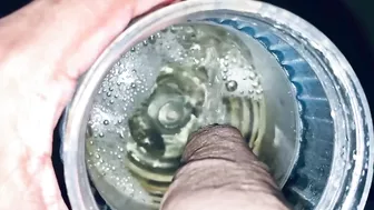 Huge Pissing yellow color piss into a 750ml bottle full watch me @Burdi69