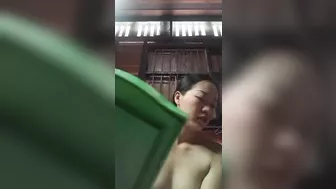 Chinese girl alone at home 39