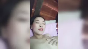 Chinese girl alone at home 38