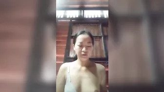 Chinese girl alone at home 41