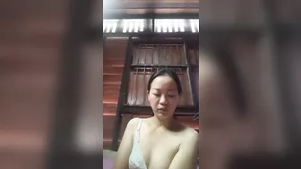 Chinese girl alone at home 41