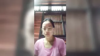 Chinese girl alone at home 42