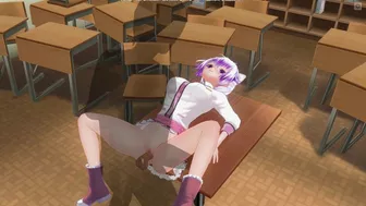 3D HENTAI Schoolgirl pussyfucked on the table