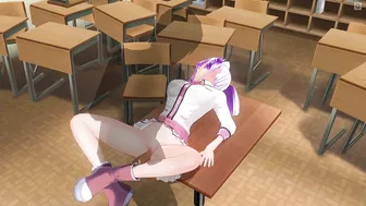 3D HENTAI Schoolgirl pussyfucked on the table