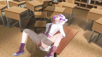 3D HENTAI Schoolgirl pussyfucked on the table