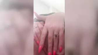 Long nails big clit tease