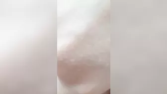 Masturbating after cumshot creampie pussy at midday