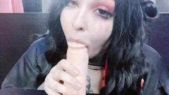 Cosplay baby suck & ride the fat dildo Akatsuki Naruto anal hook for Uchiha girl